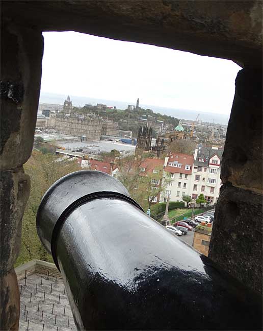 view from Edinburgh castle