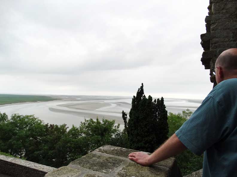 Tide out at Mont Saint Michel